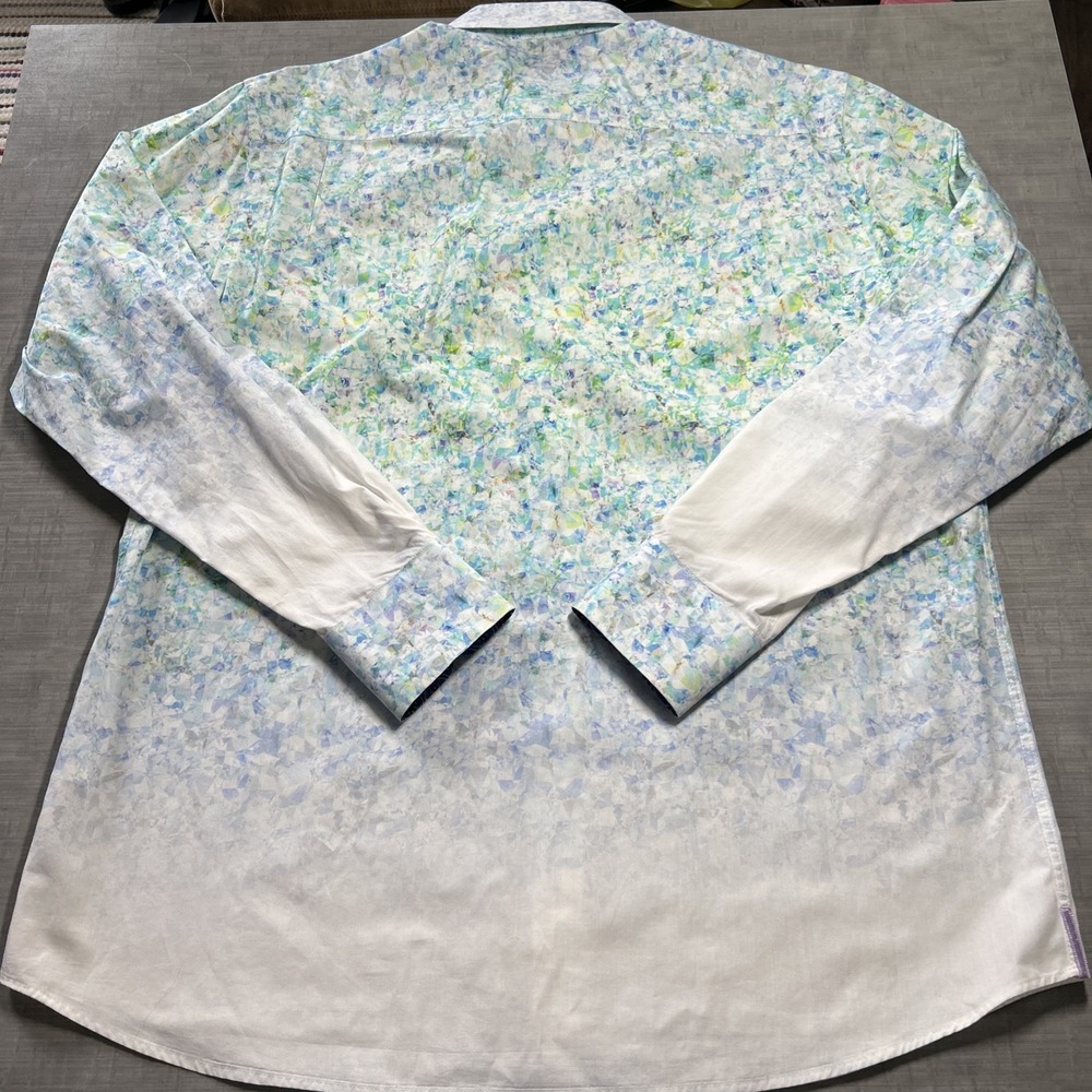 Luciano Visconti Multicolor Geometric Button Up Shirt Men's XL Limited Edition - Picture 9 of 9